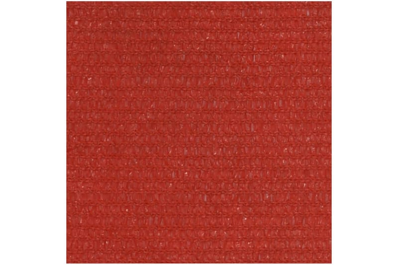 Solsejl 4x5x5 m 160 g/m² hdpe rød - Rød - Havemøbler - Solafskærmning - Solsejl