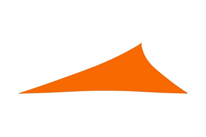 solsejl 4x5x6,4 m trekantet oxfordstof orange - Orange - Havemøbler - Solafskærmning - Solsejl