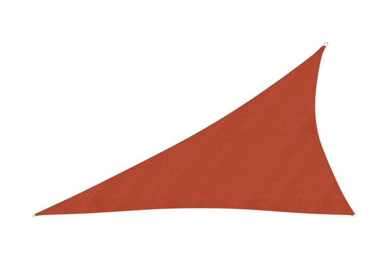solsejl 4x5x6,8 m 160 g/m² HDPE terrakotta - Havemøbler - Solafskærmning - Solsejl
