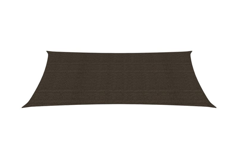 Solsejl 4x6 m 160 g/m² hdpe brun - Brun - Havemøbler - Solafskærmning - Solsejl