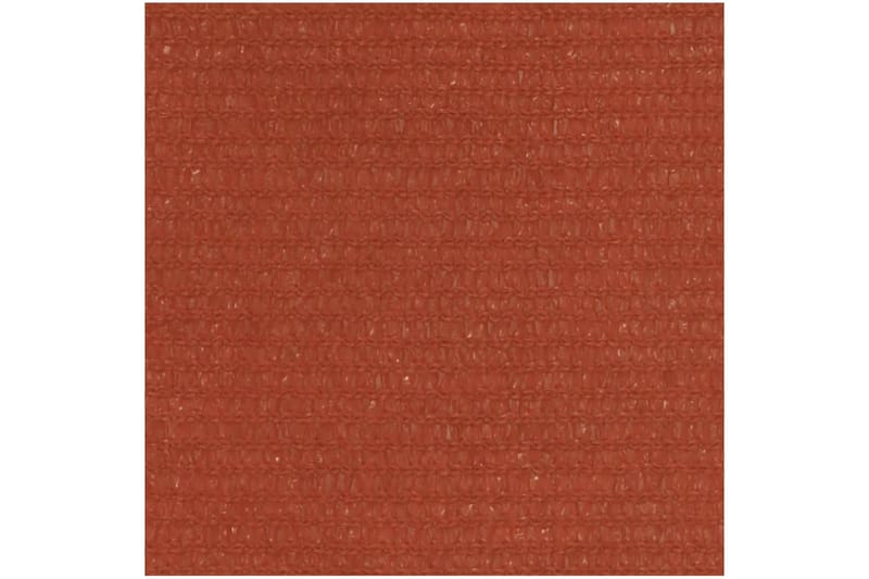 Solsejl 4x6 m 160 g/m² hdpe terrakottafarvet - Orange - Havemøbler - Solafskærmning - Solsejl