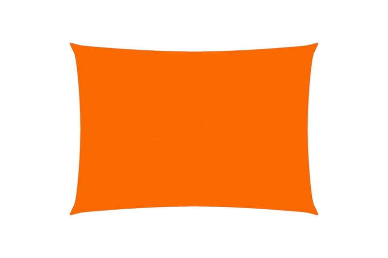 solsejl 4x6 m rektangulær oxfordstof orange - Orange - Havemøbler - Solafskærmning - Solsejl