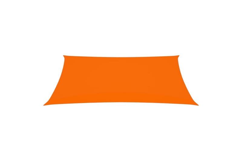 solsejl 4x6 m rektangulær oxfordstof orange - Orange - Havemøbler - Solafskærmning - Solsejl