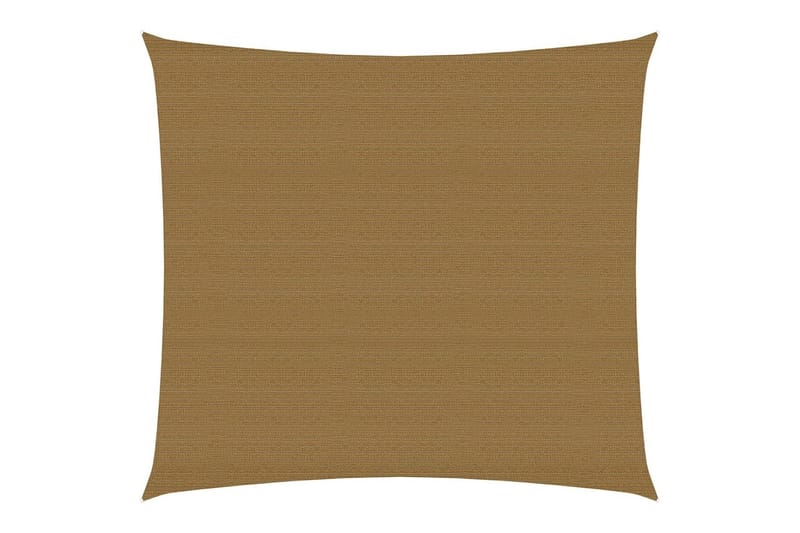 solsejl 5x5 m 160 g/m² HDPE gråbrun - Gråbrun - Havemøbler - Solafskærmning - Solsejl