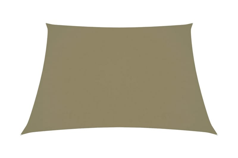 solsejl 5x5 m firkantet oxfordstof beige - Beige - Havemøbler - Solafskærmning - Solsejl