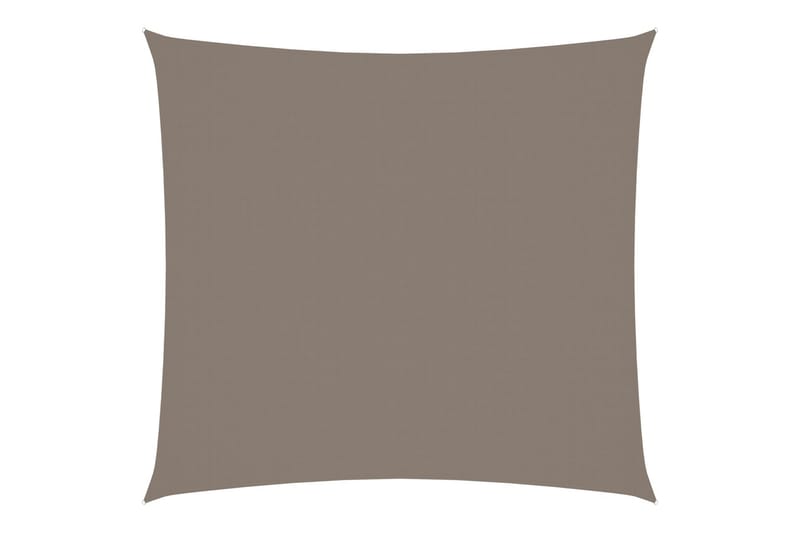 solsejl 5x5 m firkantet oxfordstof gråbrun - Gråbrun - Solsejl
