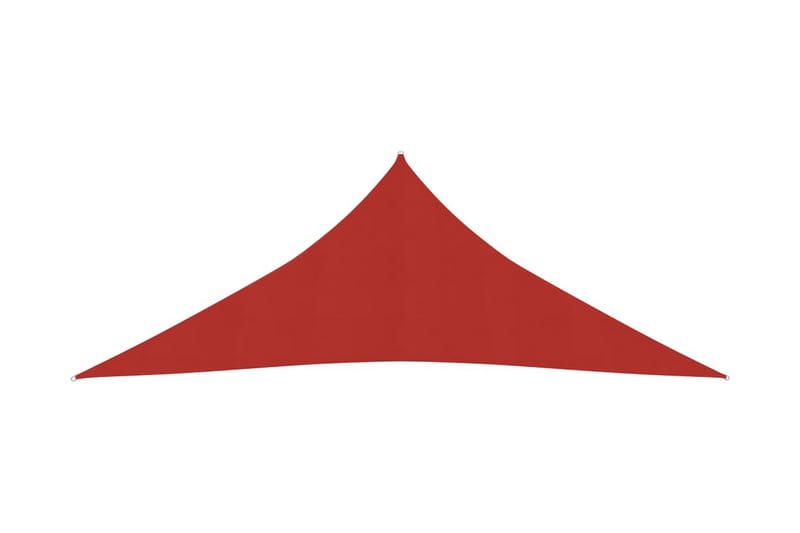 Solsejl 5x5x5 m 160 g/m² hdpe rød - Rød - Havemøbler - Solafskærmning - Solsejl