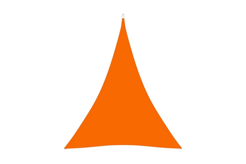 solsejl 5x6x6 m trekantet oxfordstof orange - Orange - Havemøbler - Solafskærmning - Solsejl