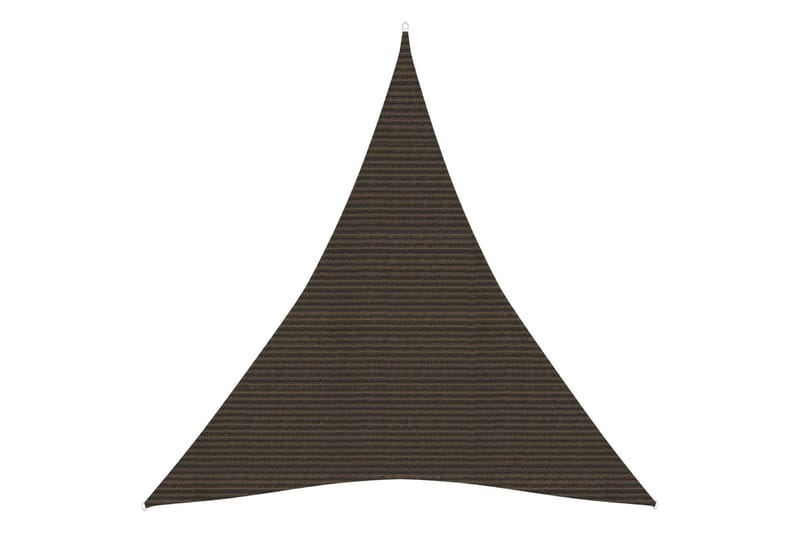 solsejl 5x7x7 m 160 g/m² HDPE brun - Brun - Havemøbler - Solafskærmning - Solsejl