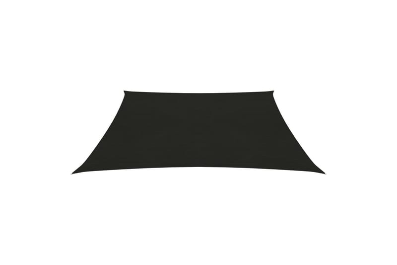 solsejl 6x6 m 160 g/m² HDPE sort - Sort - Havemøbler - Solafskærmning - Solsejl