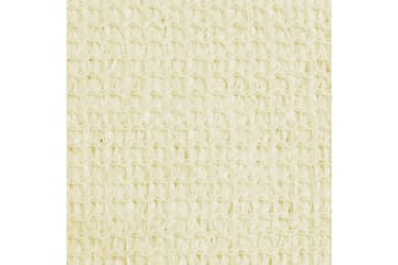 solsejl 6x6x6 m 160 g/m² HDPE cremefarvet - Creme - Havemøbler - Solafskærmning - Solsejl