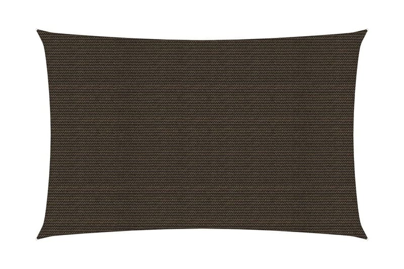 solsejl 6x8 m 160 g/m² HDPE brun - Brun - Havemøbler - Solafskærmning - Solsejl