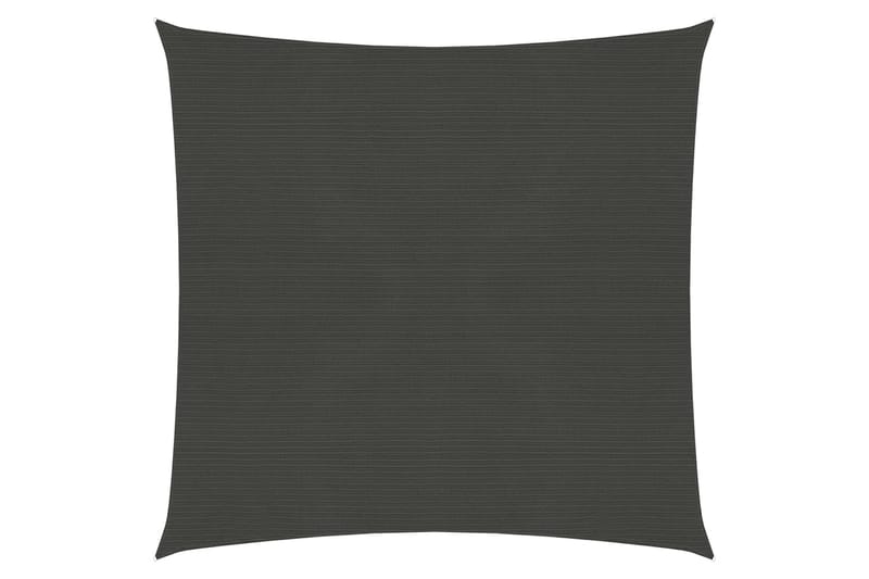 solsejl 7x7 m 160 g/m² HDPE antracitgrå - Antracit - Havemøbler - Solafskærmning - Solsejl