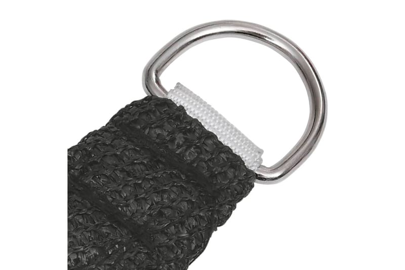 solsejl 7x7 m 160 g/m² HDPE antracitgrå - Antracit - Havemøbler - Solafskærmning - Solsejl
