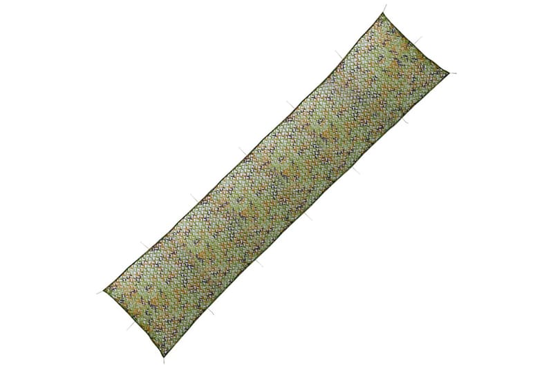 camouflagenet med opbevaringstaske 1,5x8 m grøn - Grøn - Havemøbler - Solafskærmning - Solsejl