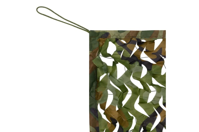 camouflagenet med opbevaringstaske 2x6 m grøn - Grøn - Havemøbler - Solafskærmning - Solsejl