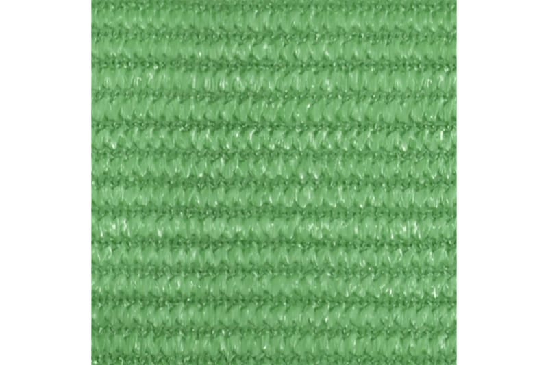 solsejl 160 g/m² 2,5x2,5x3,5 m HDPE lysegrøn - Grøn - Havemøbler - Solafskærmning - Solsejl