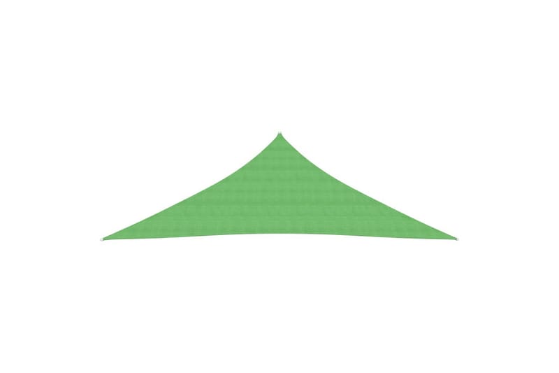 solsejl 160 g/m² 2,5x2,5x3,5 m HDPE lysegrøn - Grøn - Havemøbler - Solafskærmning - Solsejl