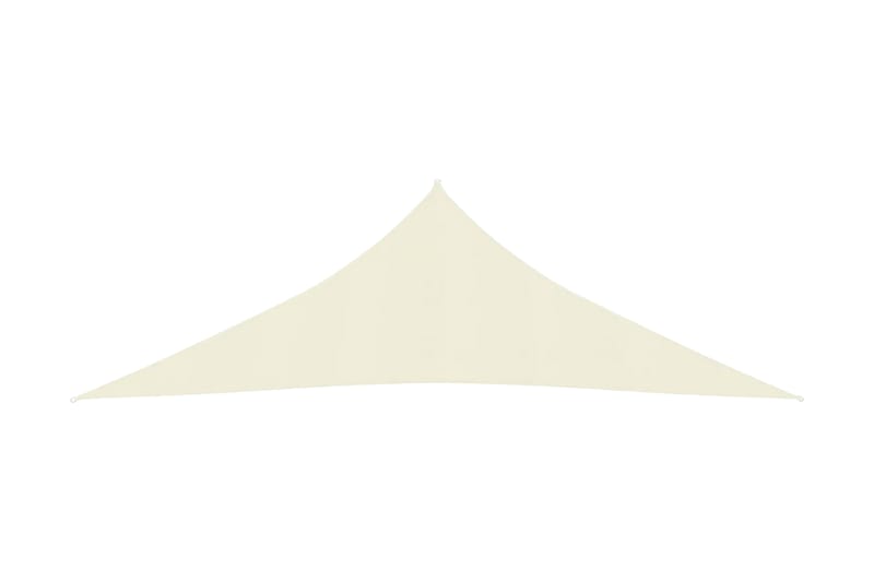 Solsejl 160 g/m² 3,5x3,5x4,9 m hdpe cremefarvet - Creme - Havemøbler - Solafskærmning - Solsejl