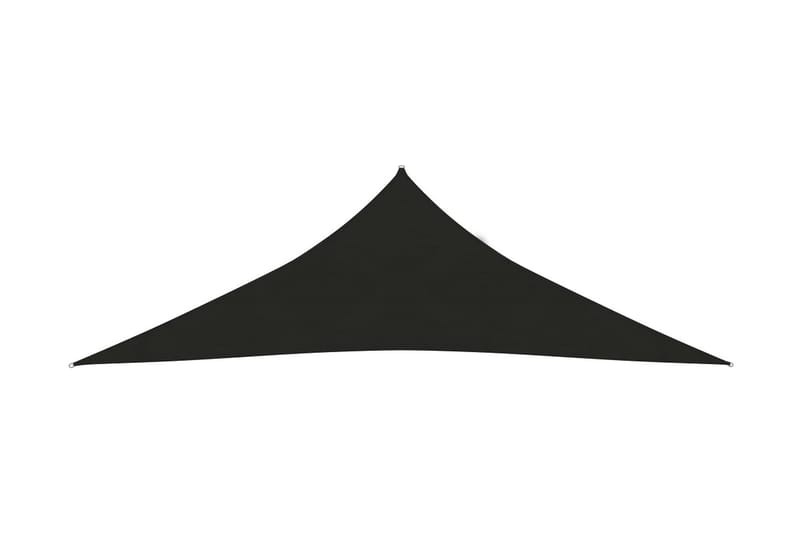solsejl 160 g/m² 3,5x3,5x4,9 m HDPE sort - Sort - Havemøbler - Solafskærmning - Solsejl