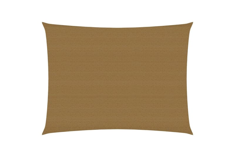 solsejl 160 g/m² 3,5x4,5 m HDPE gråbrun - Gråbrun - Havemøbler - Solafskærmning - Solsejl