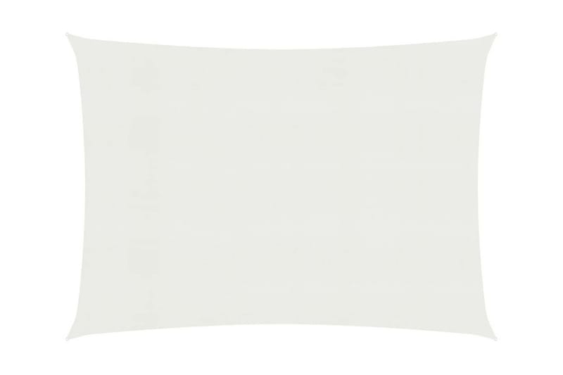 Solsejl 160 g/m² 3,5x4,5 m hdpe hvid - Hvid - Havemøbler - Solafskærmning - Solsejl