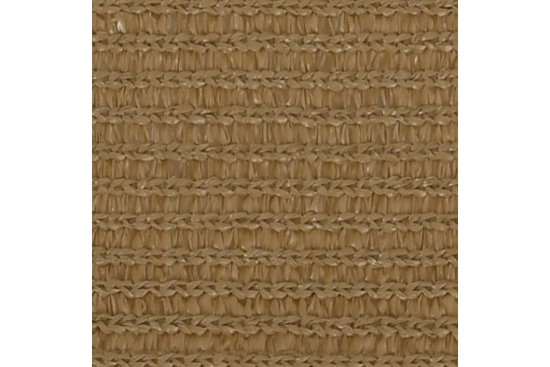 solsejl 160 g/m² 3,6x3,6x3,6 m HDPE gråbrun - Gråbrun - Havemøbler - Solafskærmning - Solsejl