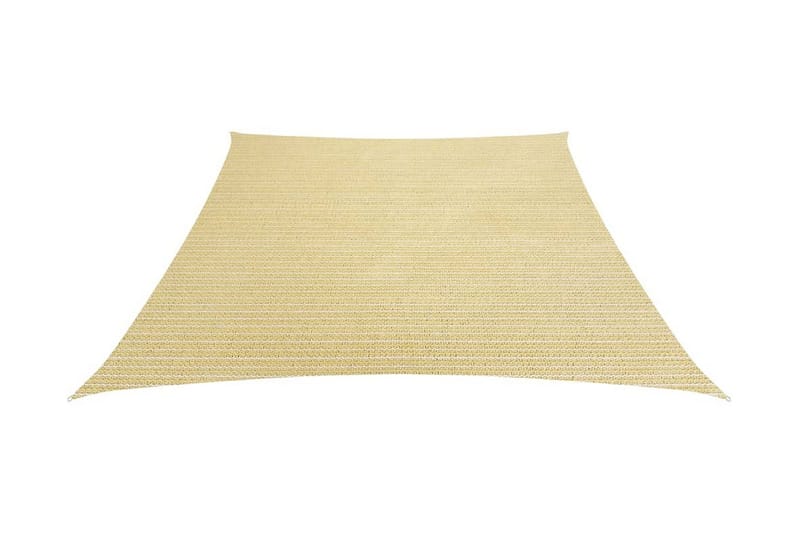 solsejl 160 g/m² 3/4x2 m HDPE beige - Beige - Havemøbler - Solafskærmning - Solsejl