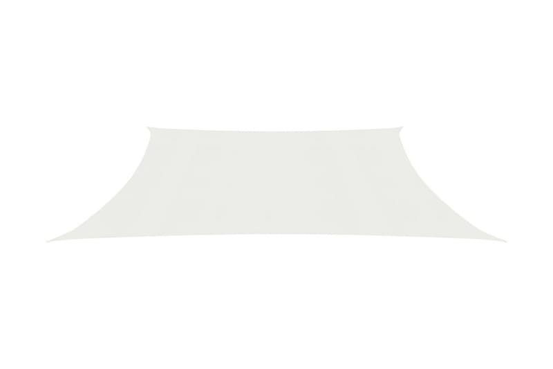 Solsejl 160 g/m² 3/4x2 m hdpe hvid - Hvid - Havemøbler - Solafskærmning - Solsejl