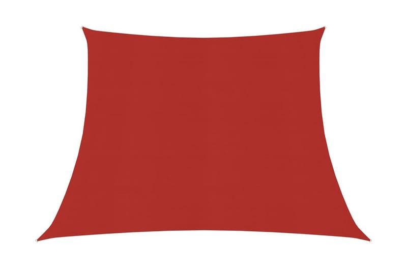 solsejl 160 g/m² 3/4x2 m HDPE rød - Rød - Havemøbler - Solafskærmning - Solsejl