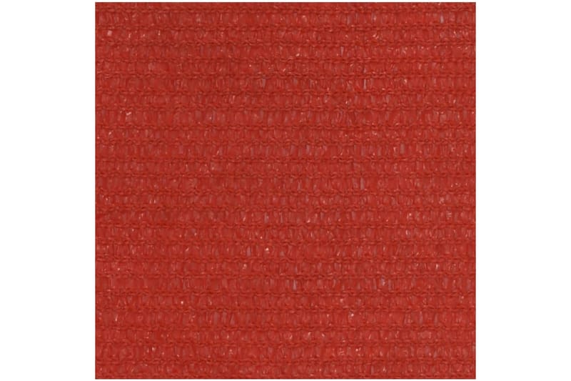 solsejl 160 g/m² 3/4x2 m HDPE rød - Rød - Solsejl
