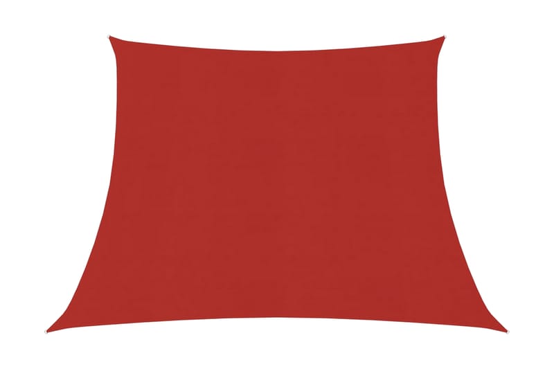 Solsejl 160 g/m² 3/4x3 m Hdpe Rød - Rød - Havemøbler - Solafskærmning - Solsejl