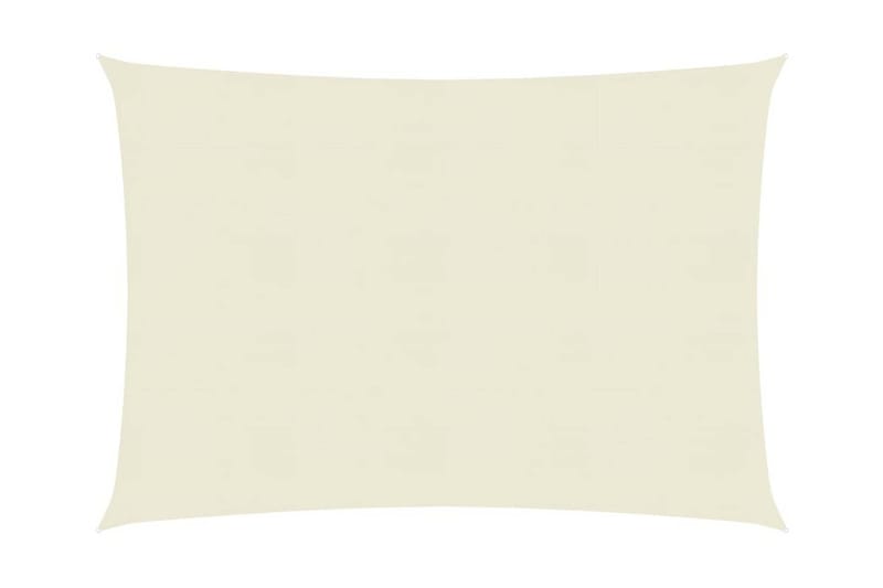 Solsejl 160 g/m² 3x4,5 m hdpe cremefarvet - Creme - Havemøbler - Solafskærmning - Solsejl