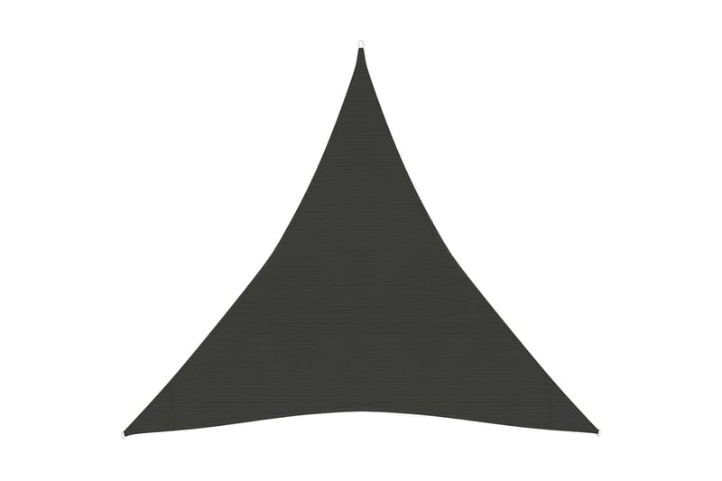 solsejl 160 g/m² 4,5x4,5x4,5 m HDPE antracitgrå - Antracit - Havemøbler - Solafskærmning - Solsejl