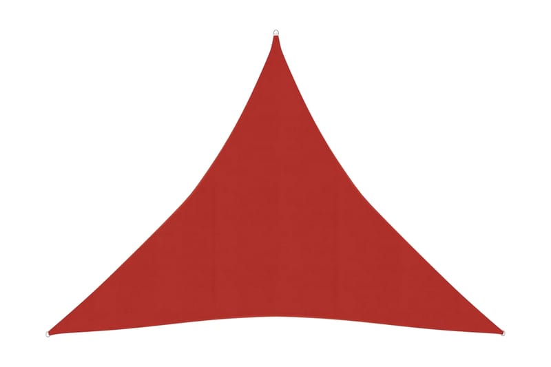 Solsejl 160 g/m² 4,5x4,5x4,5 m hdpe rød - Rød - Havemøbler - Solafskærmning - Solsejl