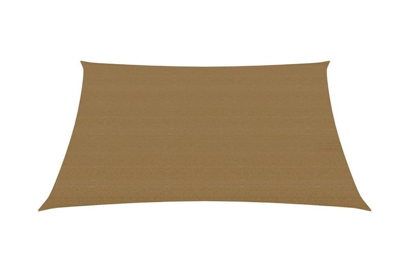 Solsejl 160 g/m² 4/5x3 m Hdpe Gråbrun - Gråbrun - Havemøbler - Solafskærmning - Solsejl