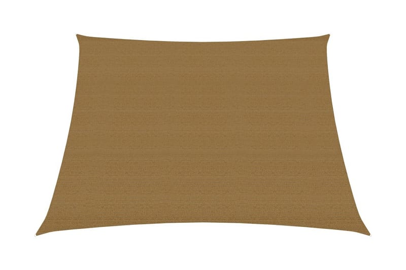 Solsejl 160 g/m² 4/5x3 m Hdpe Gråbrun - Gråbrun - Havemøbler - Solafskærmning - Solsejl