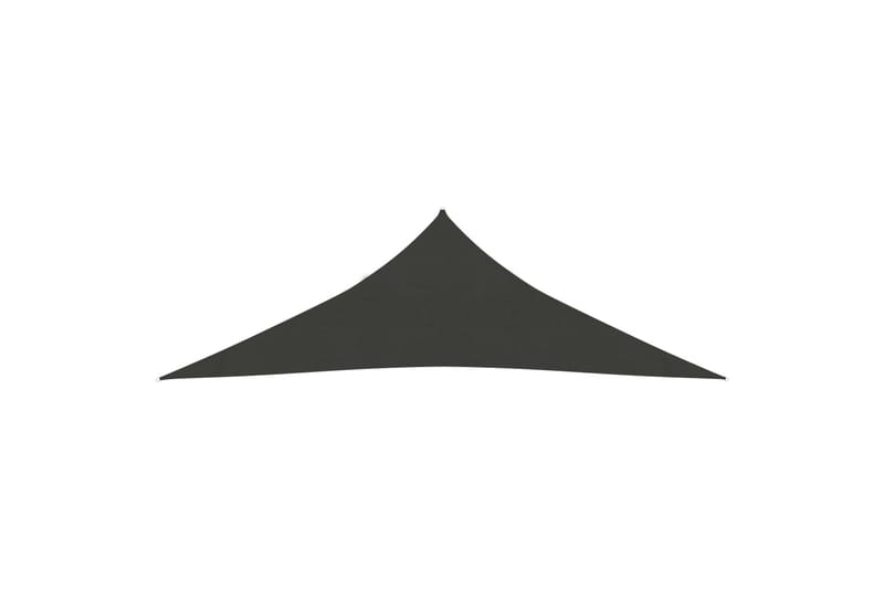 solsejl 160 g/m² 4x4x4 m HDPE antracitgrå - Antracit - Havemøbler - Solafskærmning - Solsejl