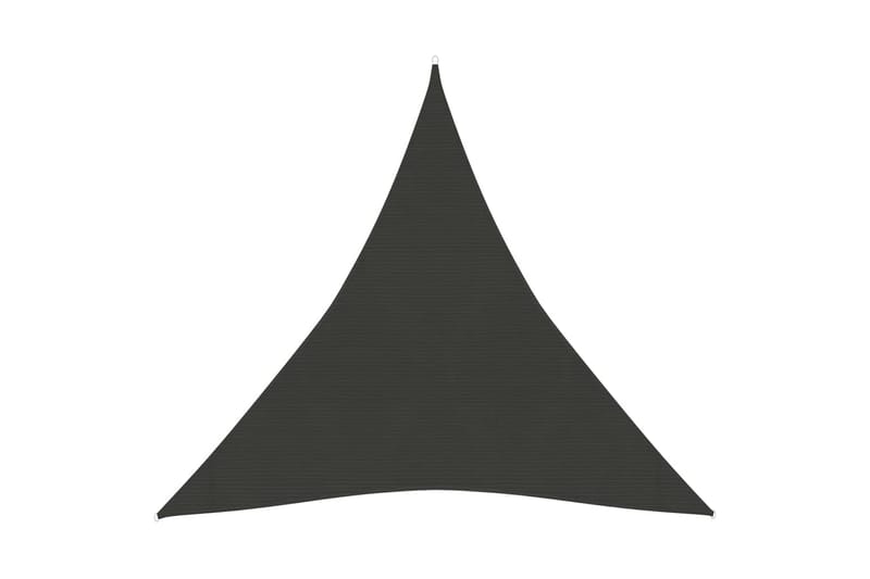 solsejl 160 g/m² 4x4x4 m HDPE antracitgrå - Antracit - Havem�øbler - Solafskærmning - Solsejl
