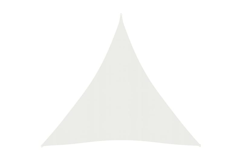Solsejl 160 g/m² 5x6x6 m hdpe hvid - Hvid - Havemøbler - Solafskærmning - Solsejl