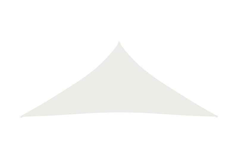 Solsejl 160 g/m² 5x6x6 m hdpe hvid - Hvid - Havemøbler - Solafskærmning - Solsejl