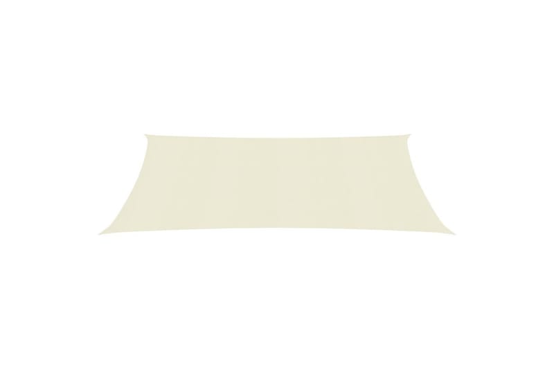 Solsejl 160 g/m² 5x8 m hdpe cremefarvet - Creme - Havemøbler - Solafskærmning - Solsejl