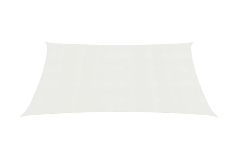 Solsejl 160 g/m² 6x7 m hdpe hvid - Hvid - Havemøbler - Solafskærmning - Solsejl