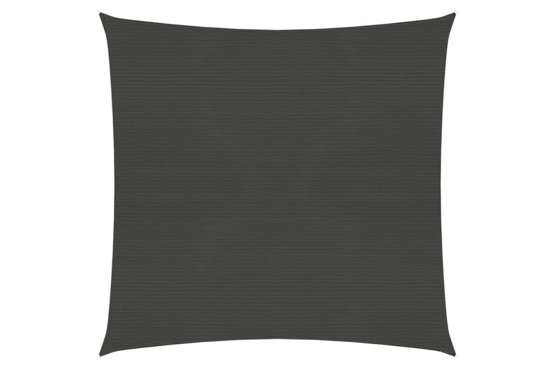 Solsejl 2,5x2,5 m 160 g/m² hdpe antracitgrå - Antracit - Havemøbler - Solafskærmning - Solsejl