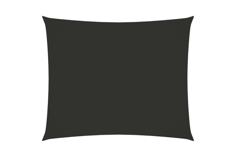 solsejl 2,5x3,5 m oxfordstof rektangulær antracitgrå - Antracit - Havemøbler - Solafskærmning - Solsejl