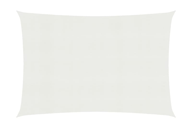 Solsejl 2,5x4,5 m 160 g/m² hdpe hvid - Hvid - Havemøbler - Solafskærmning - Solsejl