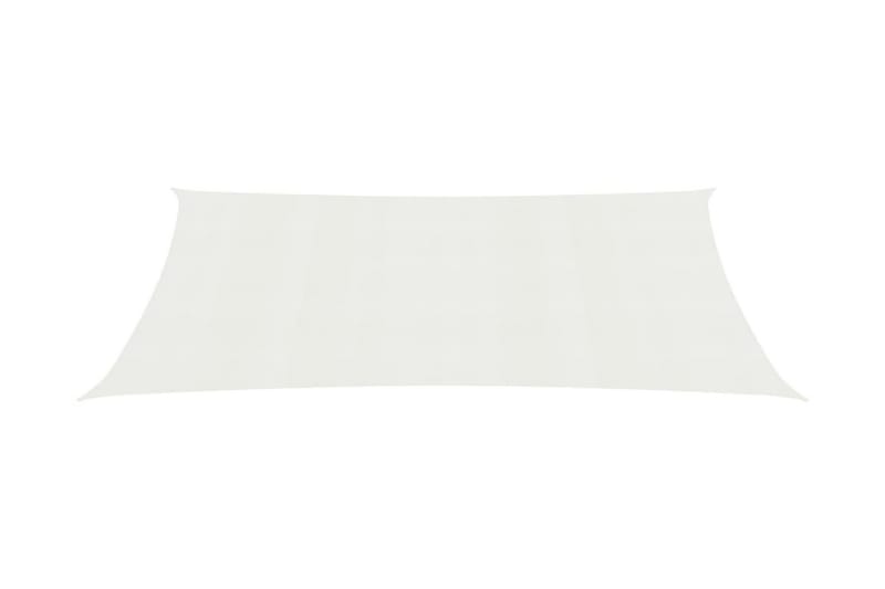 Solsejl 2,5x4,5 m 160 g/m² hdpe hvid - Hvid - Havemøbler - Solafskærmning - Solsejl