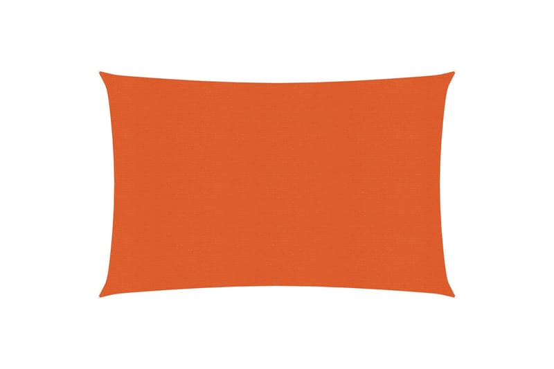 solsejl 2,5x4 m 160 g/m² HDPE orange - Orange - Solsejl