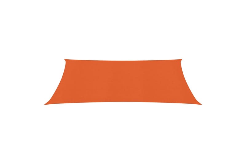 solsejl 2,5x4 m 160 g/m² HDPE orange - Orange - Solsejl