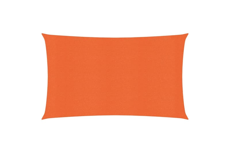solsejl 2,5x5 m 160 g/m² HDPE orange - Orange - Havemøbler - Solafskærmning - Solsejl